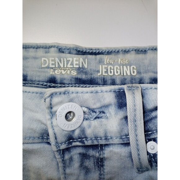 Denizen from Levi's Bleach Washed Low Rise Jeggings Size 2 - Picture 7 of 10